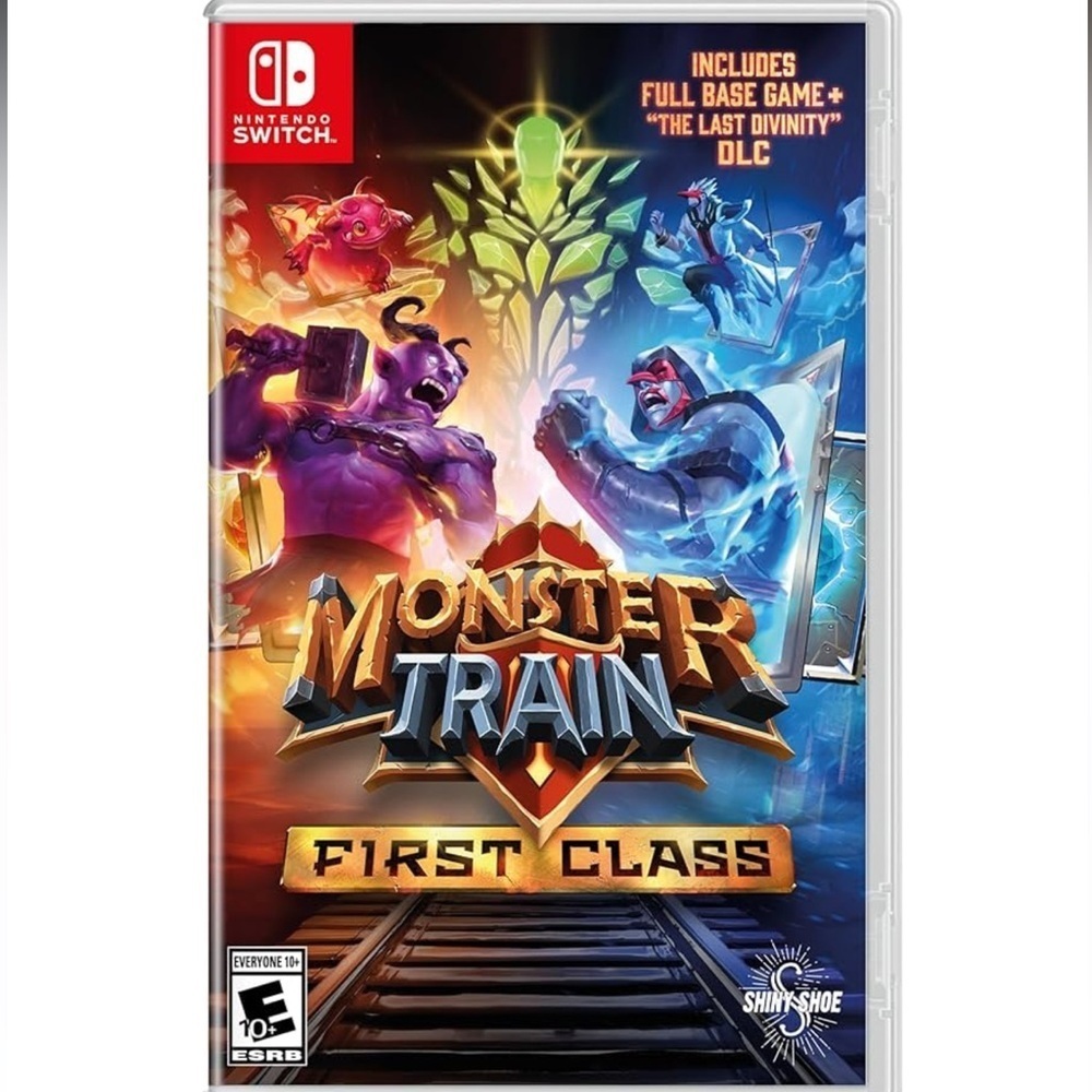 Nintendo Switch Game - Monster Train First Class with Red and Blue Artwork